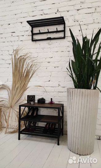 Обувница + вешалка лофт