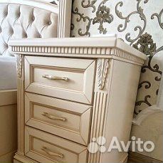 Тумба прикроватная массив Бука 