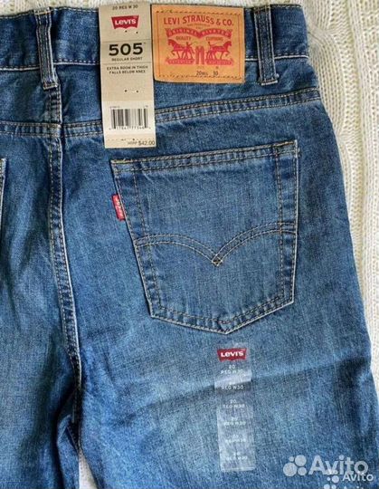 Новые Джинсовые шорты Levis 505 W30