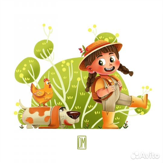 Художник иллюстратор, стикеры, логотипы, книжки