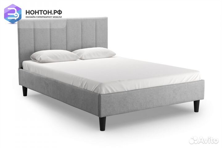 Кровать Дара серая