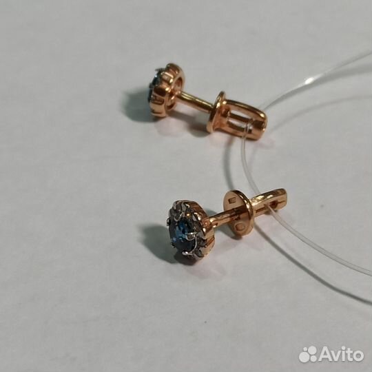 Серебро серьги 925 пр 1,72 гр