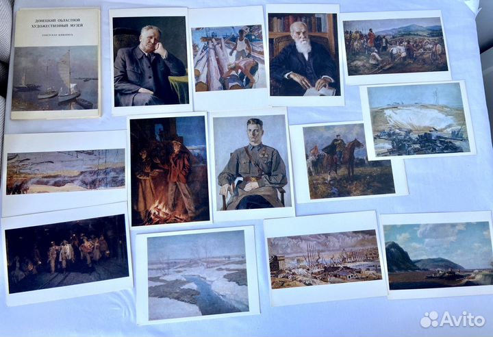 Открытки СССР советские наборы открыток Аврора