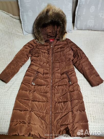 Пуховик женский длинный 48 50