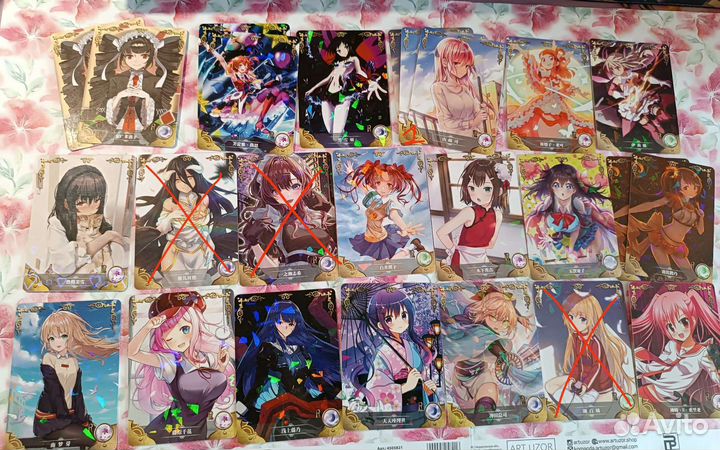 Коллекционные аниме карты Истории Богини