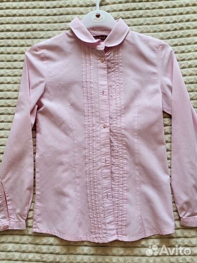 Рубашка школьная(3 шт. 128см)