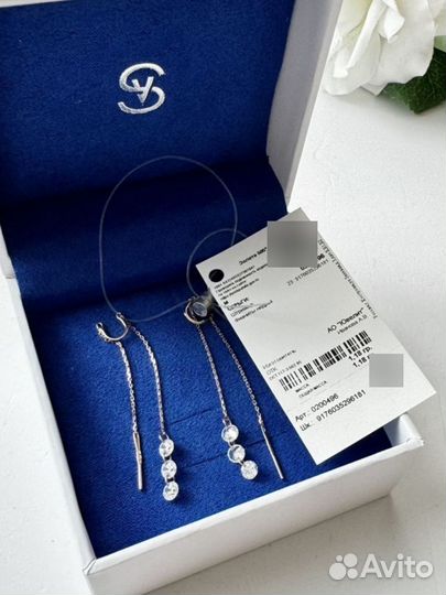 Серьги бижутерия