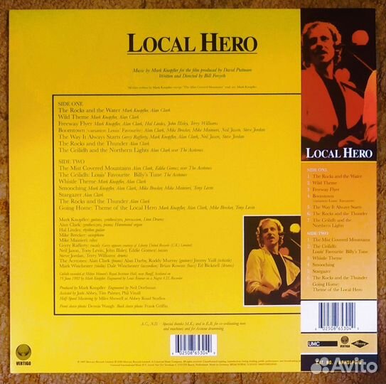 Mark Knopfler (Dire Straits) – Local Hero 1983 LP