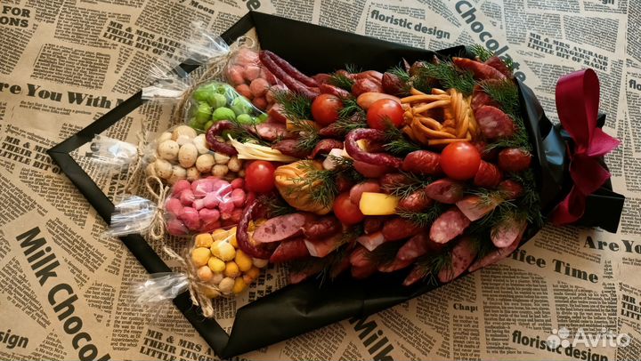 Съедобные букеты для мужчин