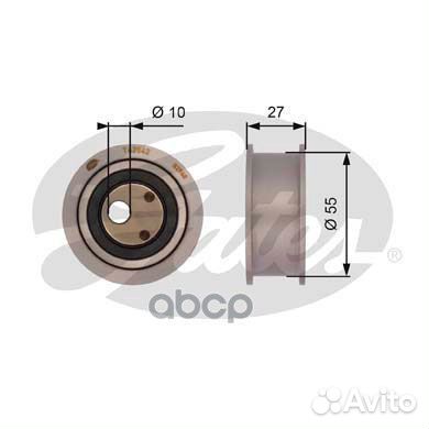 Ролик натяжной ремня грм T42042 Gates