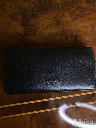 Кошелек мужской кожаный новый