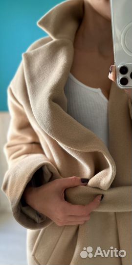 Пальто женские, шерсть/шелк, осень-зима