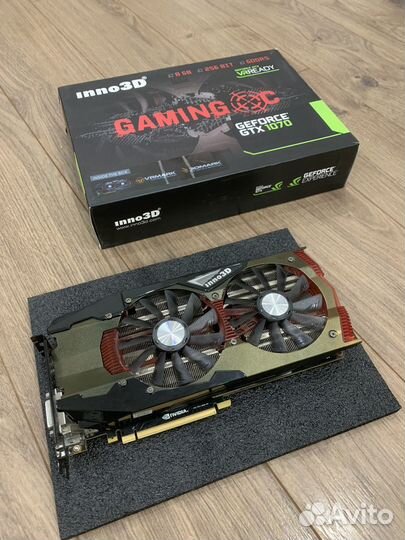 Видеокарта Inno3d gtx 1070 8gb