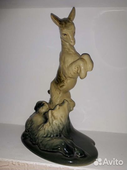 Статуэтка Козлёнок с собакой
