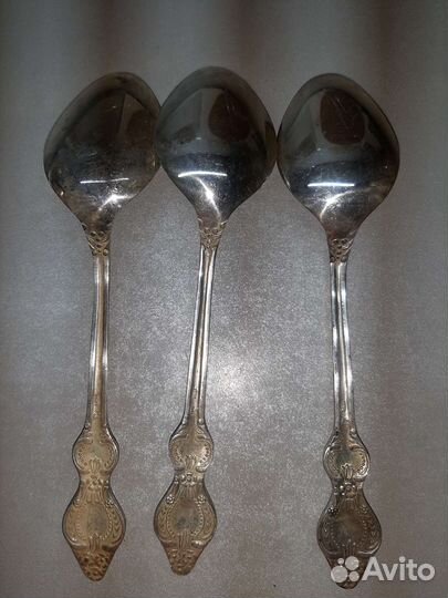 Ложки столовые мельхиор СССР рмз