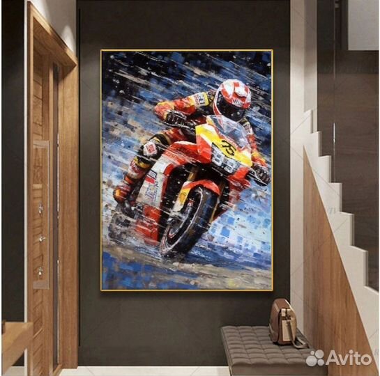 Картина маслом Спортивный адреналин