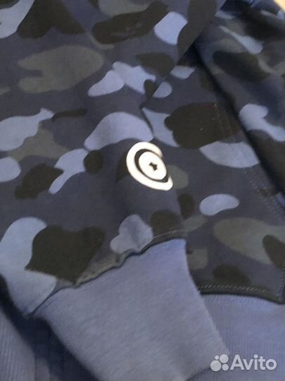 Bape shark zip hoodie