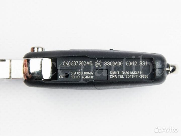 Корпус ключа volkswagen polo