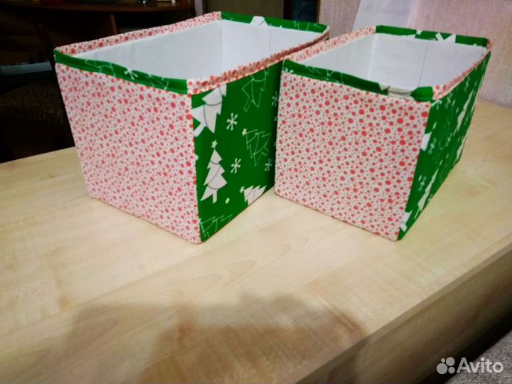 Складная тканевая коробка