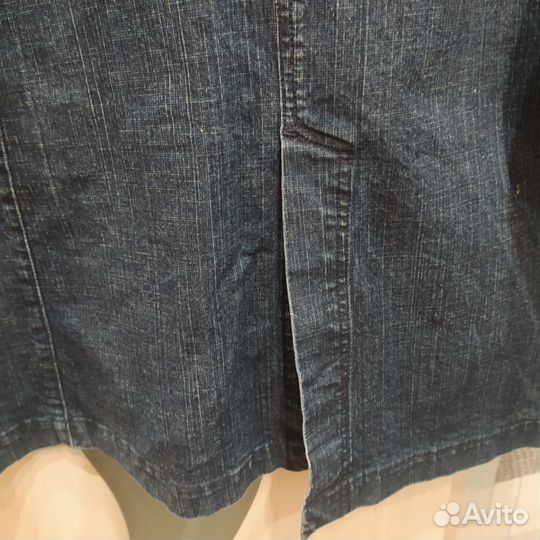 Джинсовый плащ