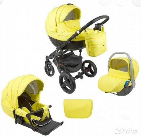 Коляска Adamex Monte Carbon 3 в 1