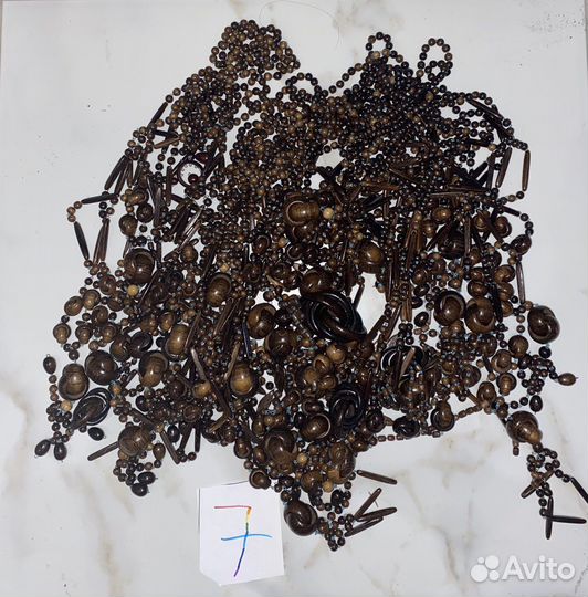 Деревянные бусины для поделок, 9 лотов