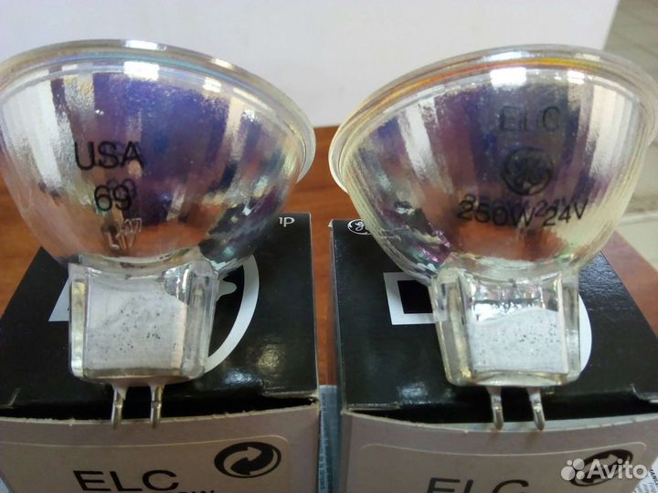 Лампа галогенная с отражателем 24В/250 Вт