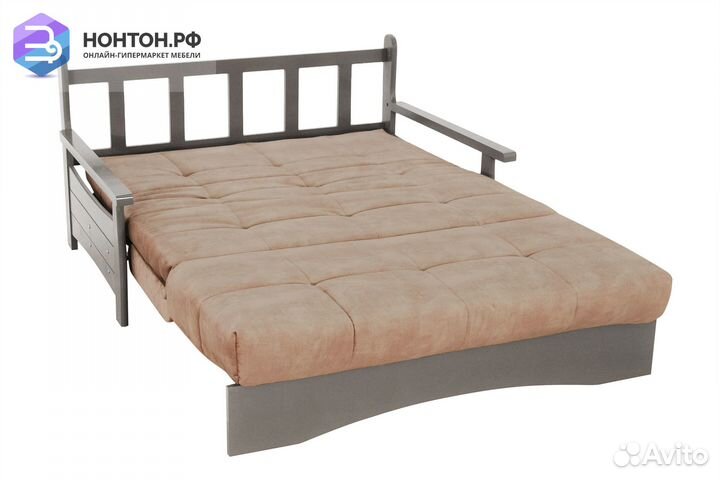 Диван Аккордеон Массив бежевый