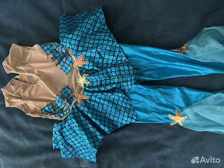 Костюм русалочки для девочки комбинезоном