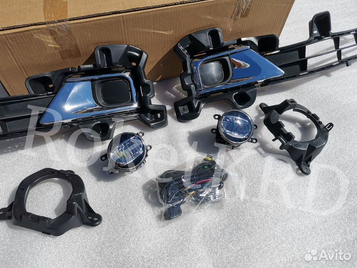 Туманки в сборе Toyota Land Cruiser 200 15-2020г