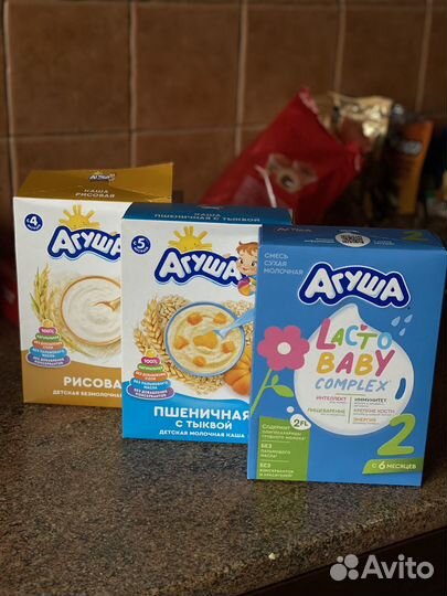 Каша и смесь агуша