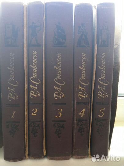 Стивенсон собрание сочинений в 5 томах