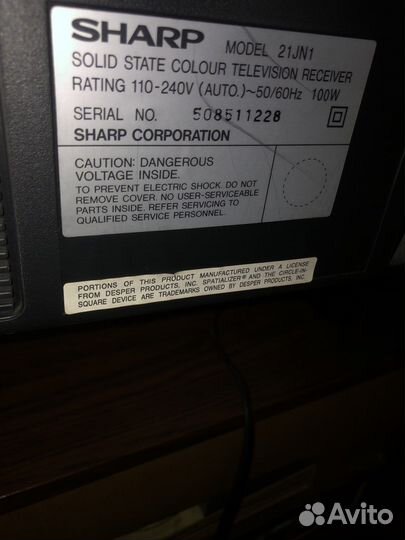 Телевизор Sharp 21 JN1