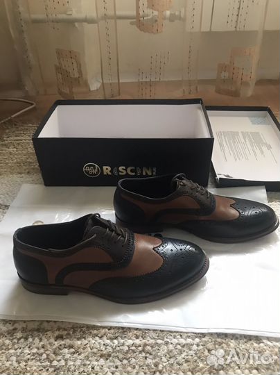 Полуботинки мужские, размер 39 - 40