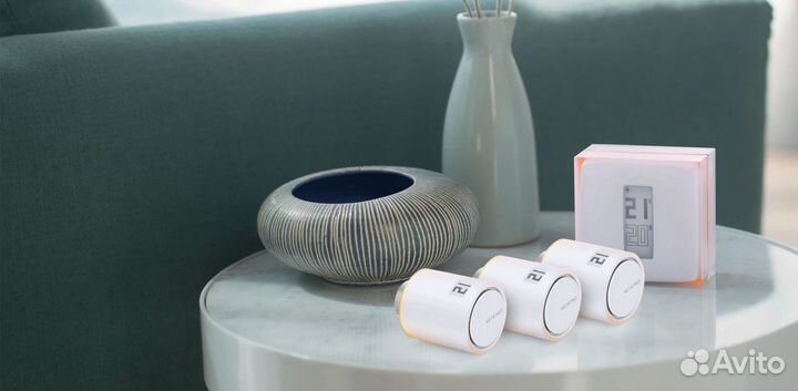Набор Netatmo: термостат + доп термоголовки