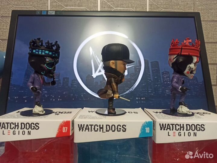 Фигурки Watch Dogs Chibi из серии Ubisoft Heroes