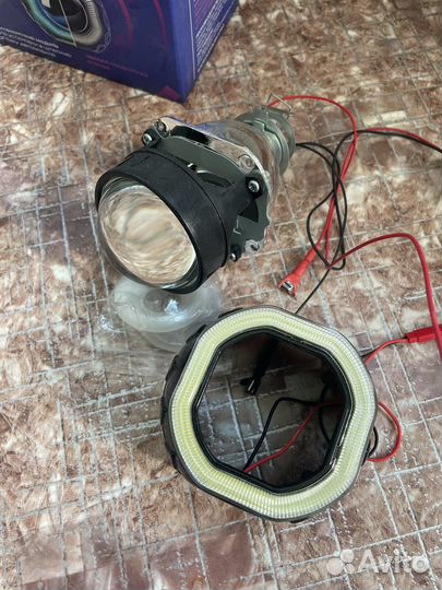 Линзы в фары 2.5 дюйма комплект 2 шт