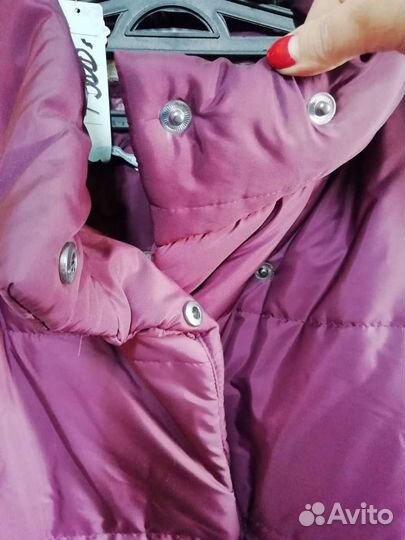 Пуховик женский oversize