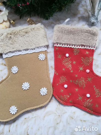 Новогодний сапожок для подарков