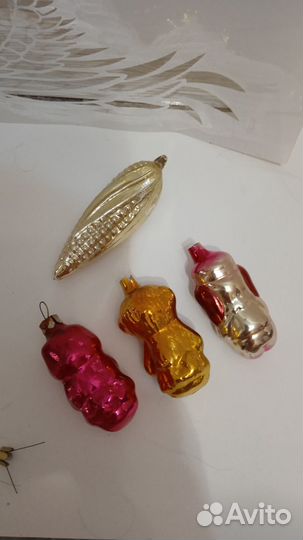 Елочные игрушки СССР