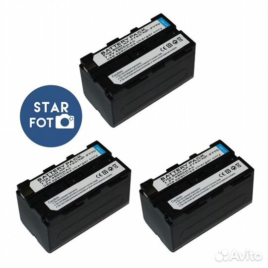 Аккумулятор 4400mAh аналог Sony NP-F750