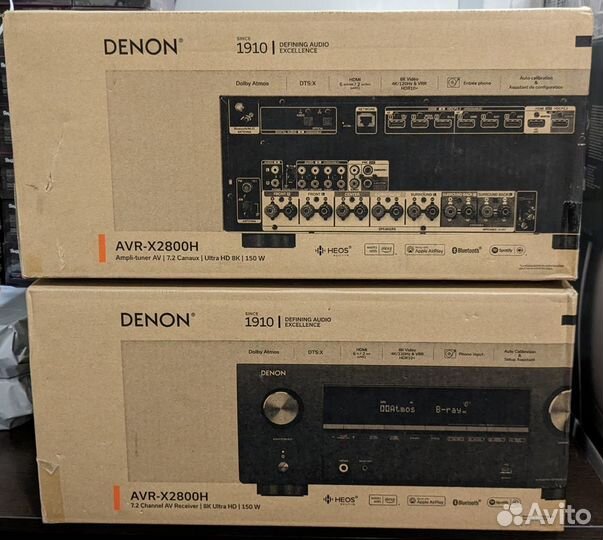 AV ресивер Denon AVR-X2800H black