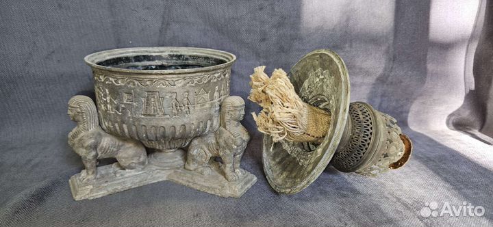 Керосиновая лампа старинная