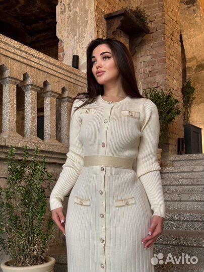 Платье вязка