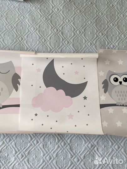 Плакат постер совы (40х50см) 3шт