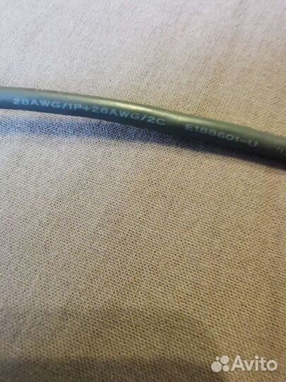 Кабель 28awg/1p+28awg/2c