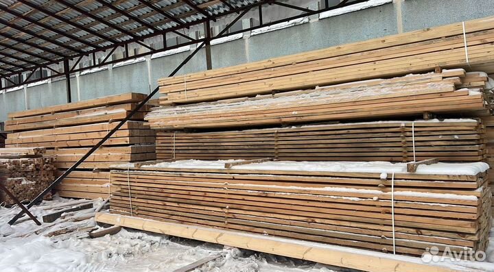 Доска обрезная 25х150х6000мм от производителя