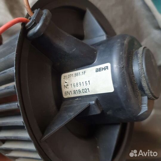 Моторчик печки Volkswagen Caddy 6N1819021