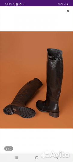 Сапоги зимние, натуральная кожа,натуральный мех