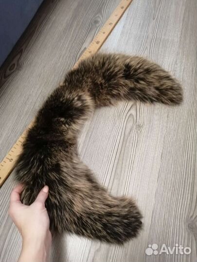 Воротники и пумпоны натуральный мех